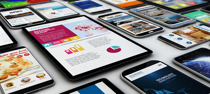 Data visuals and charts symbolizing comprehensive digital marketing and advertising services.