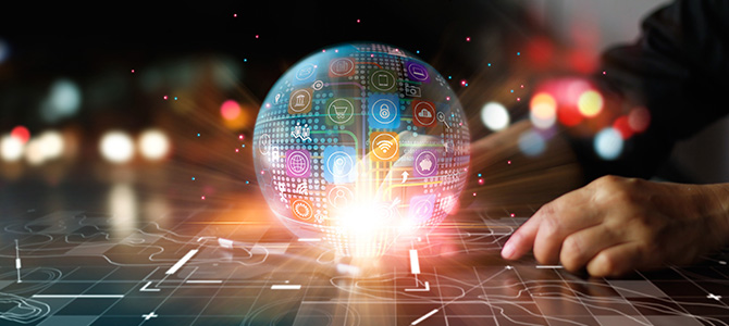 Data visuals and charts symbolizing comprehensive digital marketing and advertising services.