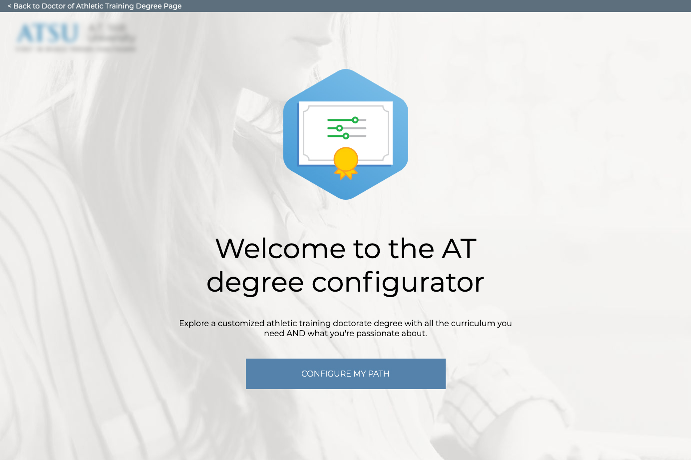 Screenshot of AT Degree Configurator