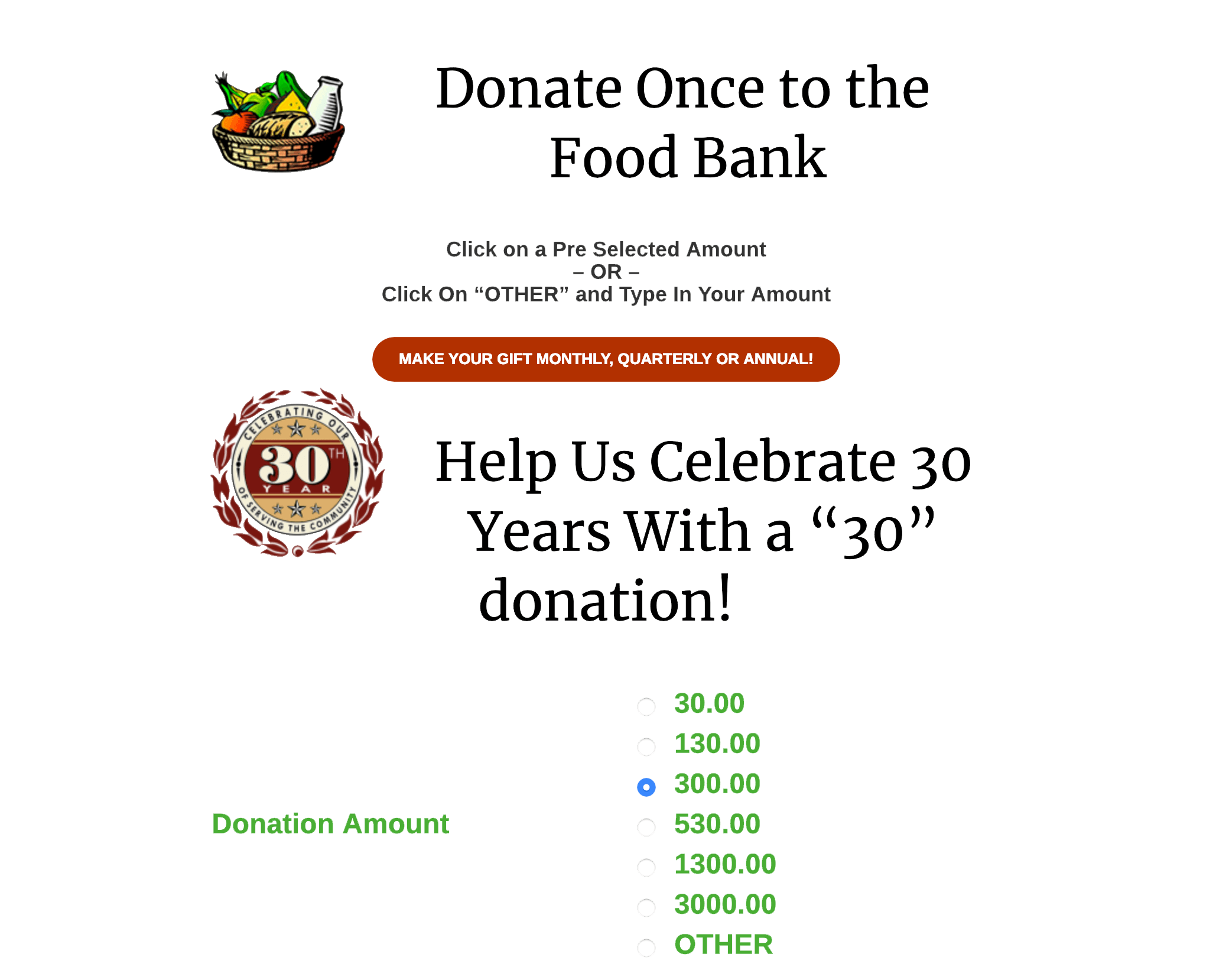 Plain Layout for Poor Donation Ad