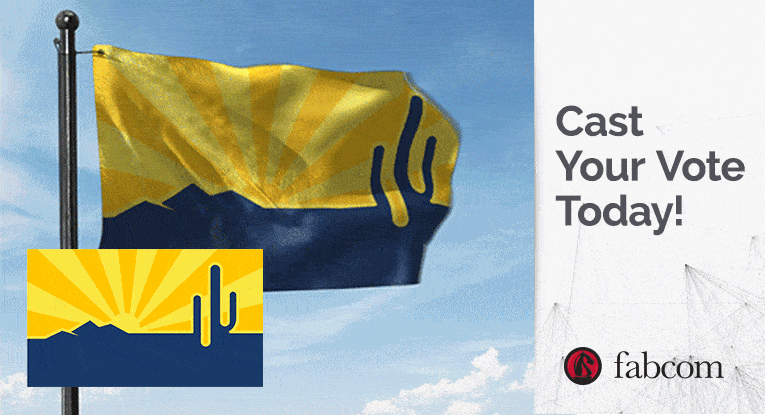 FabCom is a Finalist in the Scottsdale City Flag Design Contest!