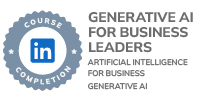 Linkedin generative ai for business leaders certificated