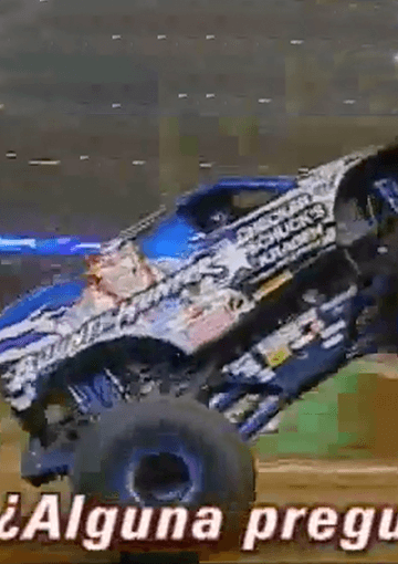 Auto part store branded monster truck