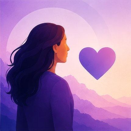 Person in a cartoon style