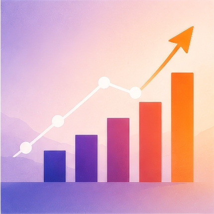 Chart in a cartoon style