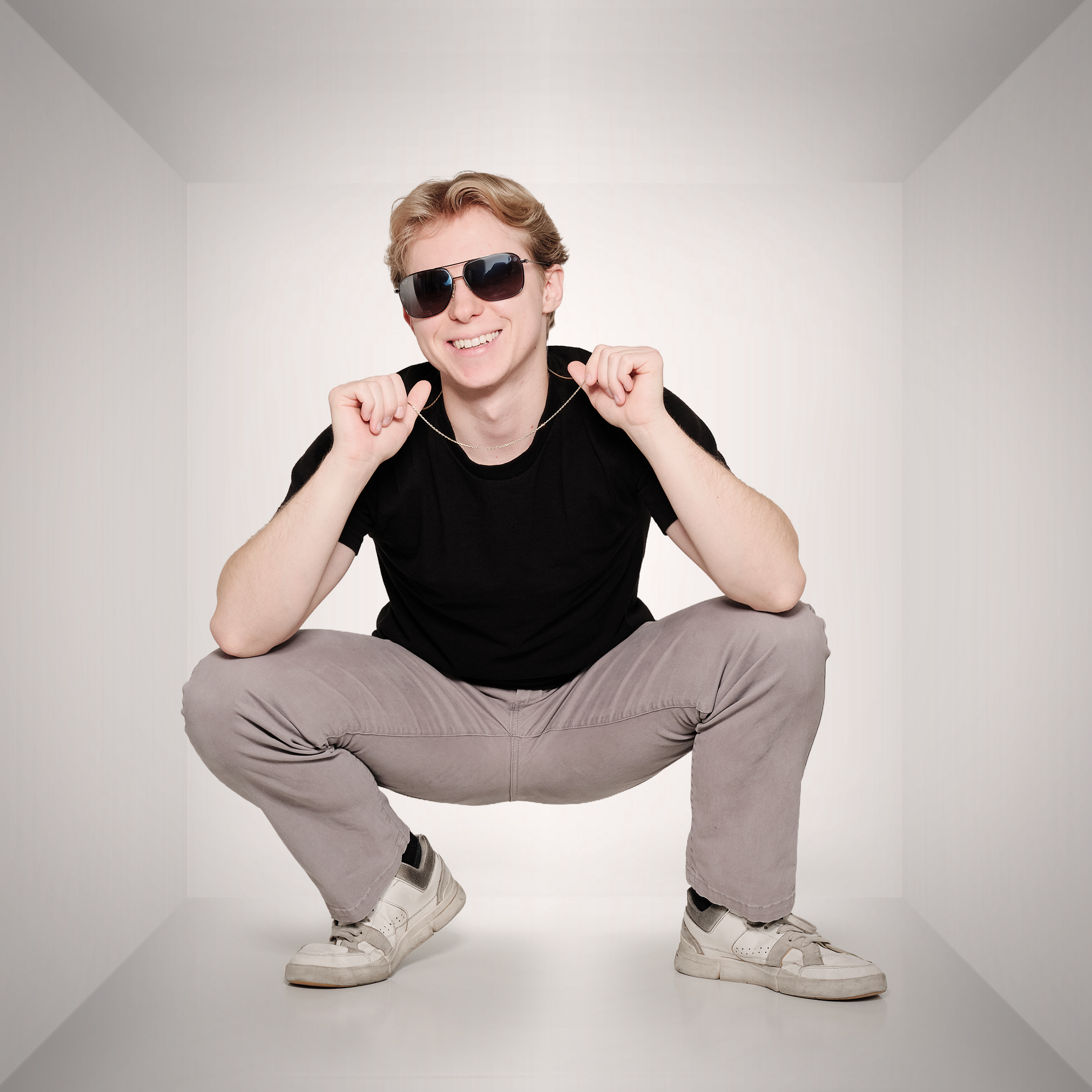 Chris with sunglasses on