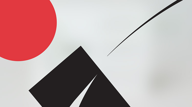 Zoomed in image showing design detail of the company symbol FabCom created for a delivery solutions provider.