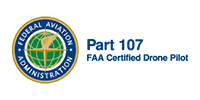 Part 107 FAA Drone Pilot Certification awarded to Tyler Sugg, Film Production Manager at FabCom Marketing Agency