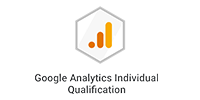 Google Analytics Individual Qualification certification awarded to Jordan Weber, Social Media & Analytics Manager at FabCom Marketing Agency