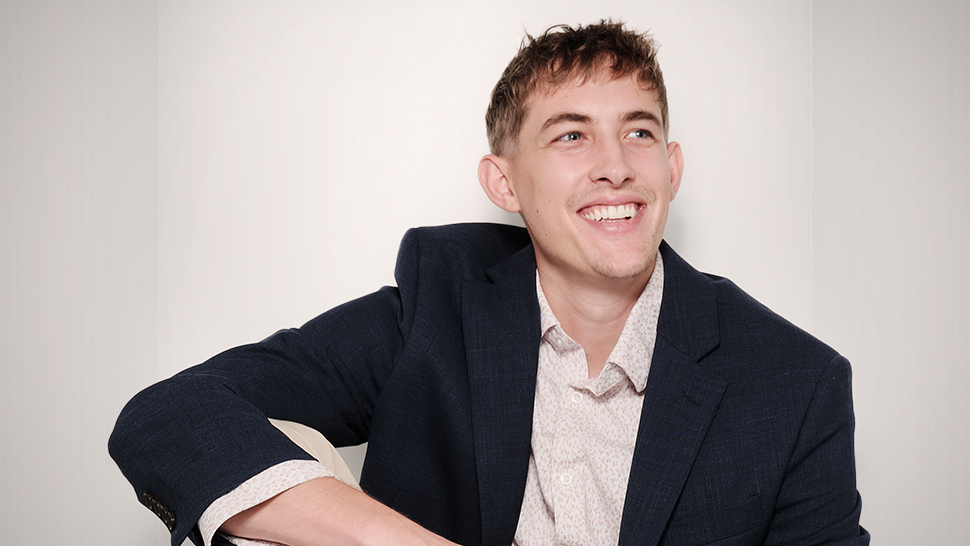 Image of FabCom Social Media and Analytics Manager 
                    Jordan Weber
                