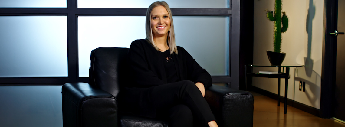 Video of FabCom Junior Account Executive Katie Taylor