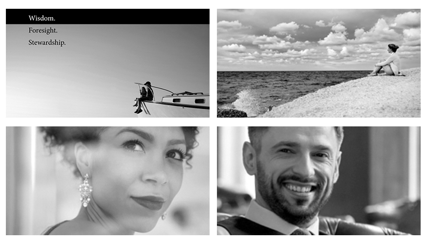 Collage of Fabcoms work for this campaign