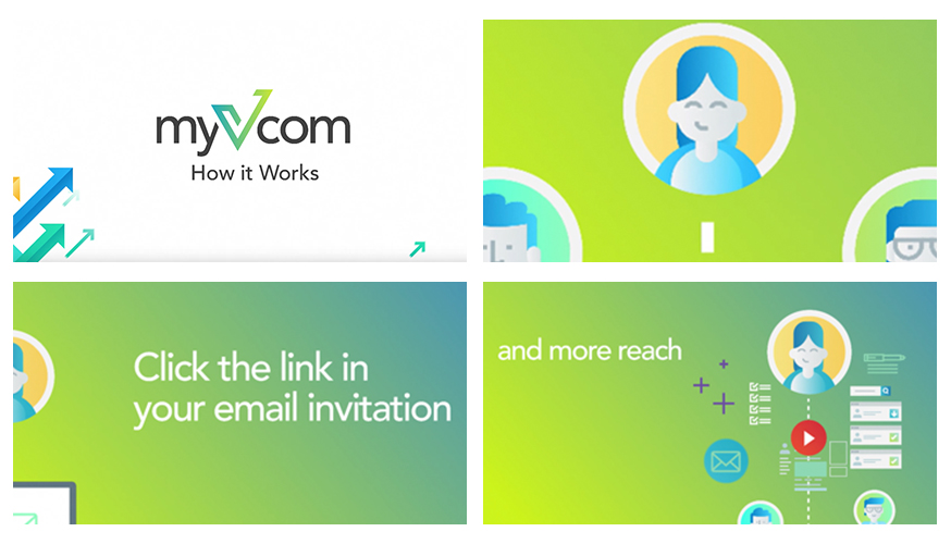 Collage of Fabcoms work for this campaign