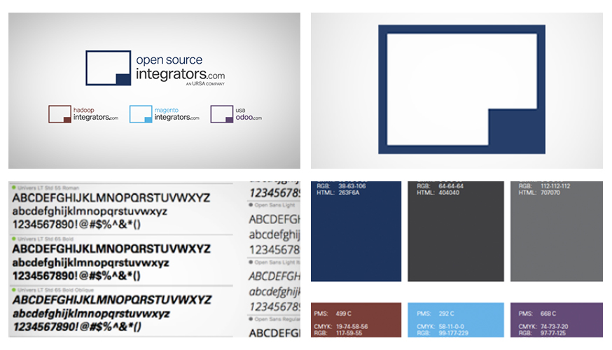 Collage of Fabcoms work for this campaign