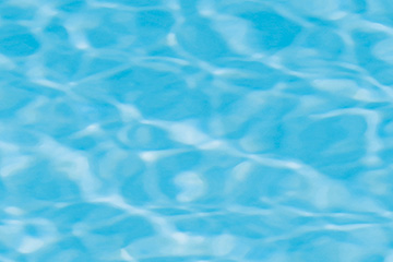 Close up image showing design detail of an image that appears on the International Pool Finish Company website featuring ice blue pool waves.