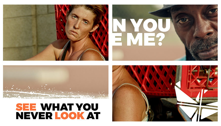 Collage of Fabcoms work for this campaign