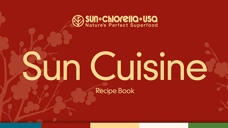 Image of Sun Cuisine’s recipe book logo.