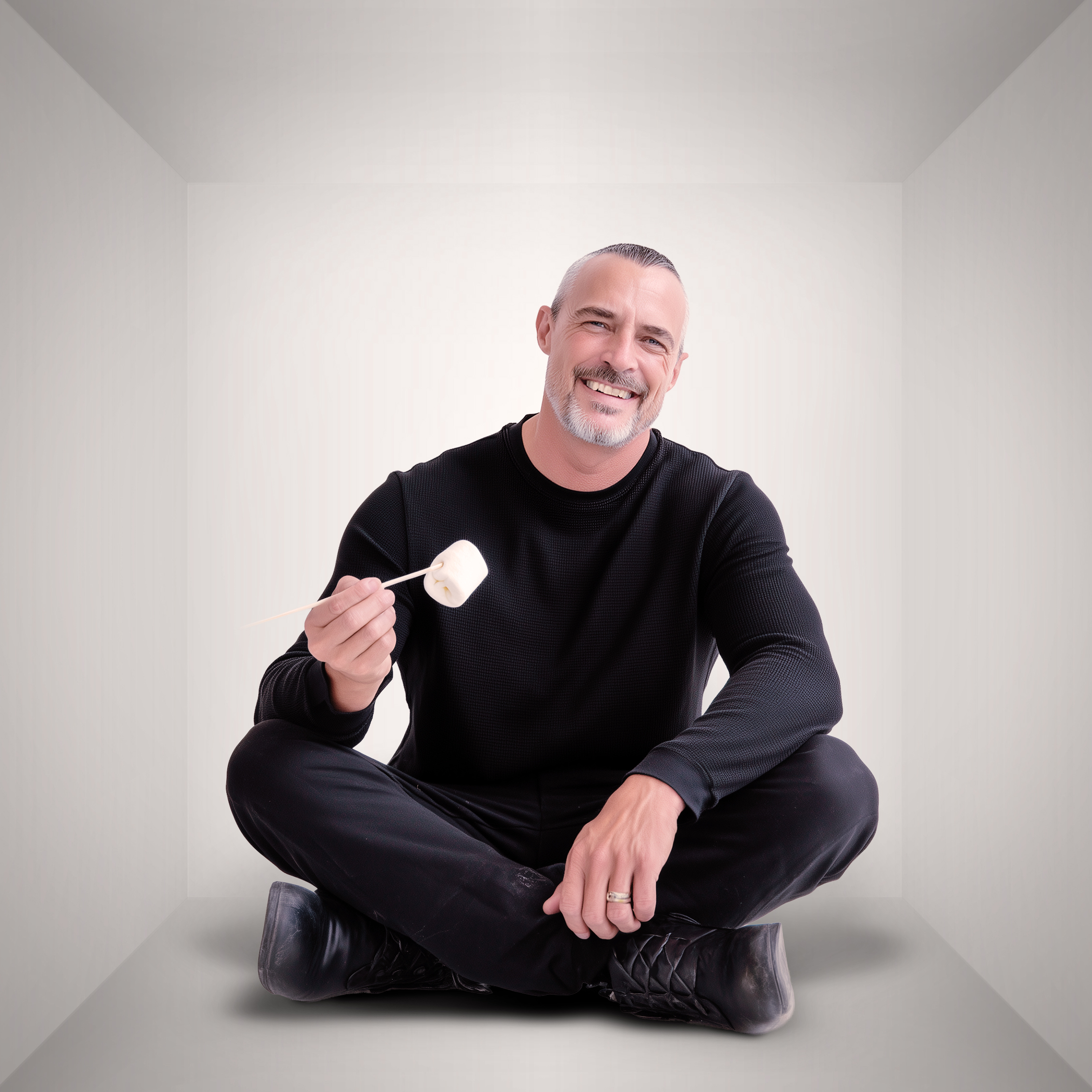 Creative Director Sean drives a classic 1969 Chevy Camaro represented by the remote-control model Camaro