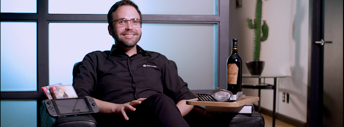 Video of FabCom Interactive Creative Director Trevor McBride