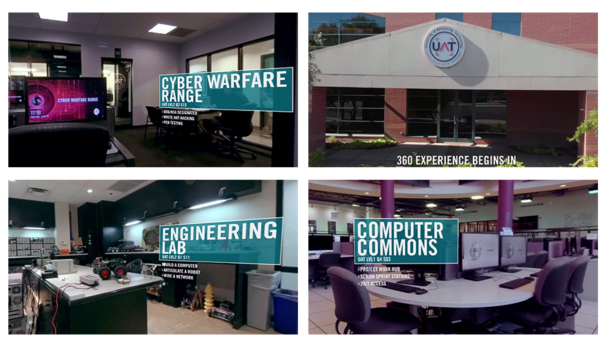 Collage of Fabcoms work for this campaign