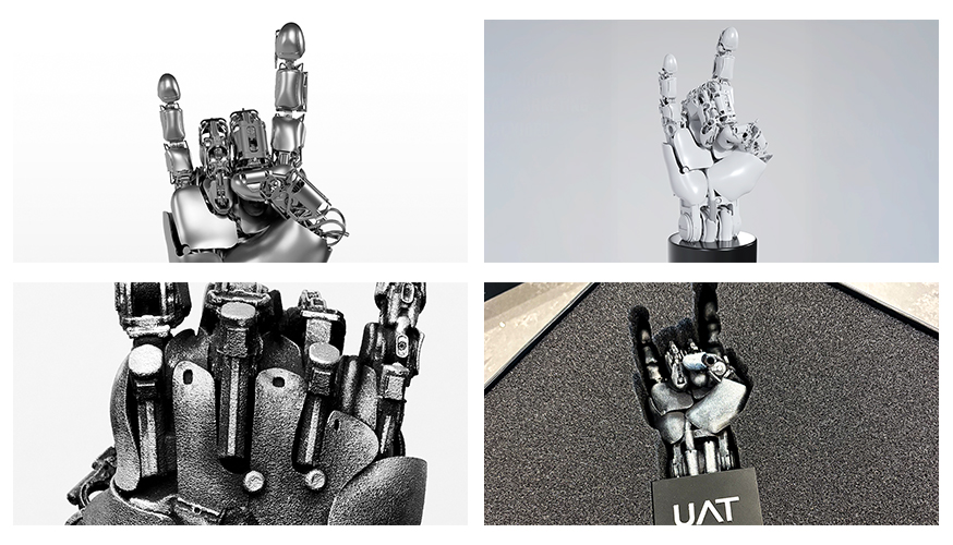 Collage of Fabcoms work for this campaign