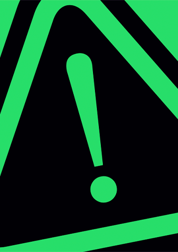 uat defcon promo by fabcom close up of exclamation and color scheme