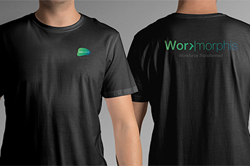 Workmorphis branding shirts