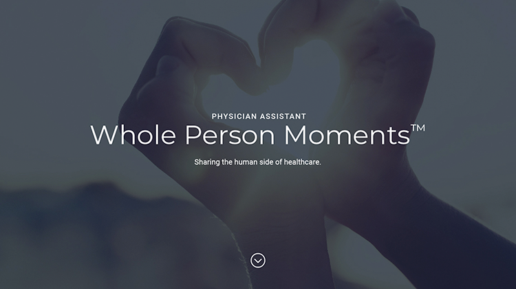 whole person healthcare microsite banner